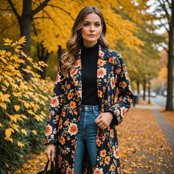Comment intégrer des motifs floraux dans une garde-robe automnale?