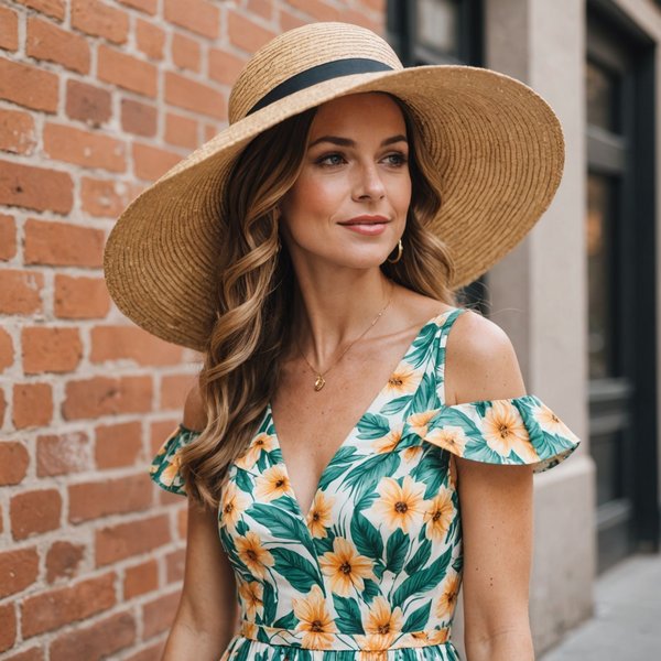Quels conseils pour assortir un chapeau en paille avec une robe de cocktail estivale?